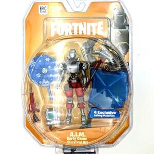 NEW Jazwares Fortnite A.I.M. Early Game Survival Kit 4" Action Figure Sealed
